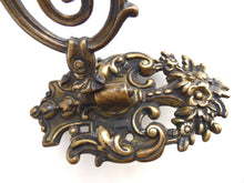 UpperDutch:Candelabras,Ornate wall Sconces, Pair Antique Solid Brass Victorian Wall sconces - 5 Arm Wall Candle Holders, Candle Wall Sconce.