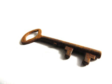 UpperDutch:Hooks and Hardware,Skeleton Key. Small Authentic Beautiful antique metal key - key, skeleton key,shabby, rusty, rustic.