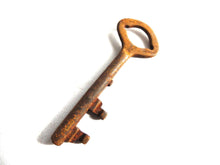 UpperDutch:Hooks and Hardware,Skeleton Key. Small Authentic Beautiful antique metal key - key, skeleton key,shabby, rusty, rustic.