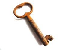 UpperDutch:Home and Decor,Skeleton Key - Authentic Beautiful antique key, skeleton key, rusty, rustic key.