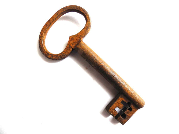 UpperDutch:Home and Decor,Skeleton Key - Authentic Beautiful antique key / skeleton key, rusty, rustic key.
