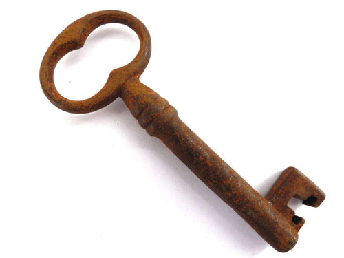 UpperDutch:Home and Decor,Skeleton Key - Authentic Beautiful antique key / skeleton key, rusty, rustic key.