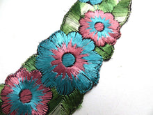 UpperDutch:Sewing Supplies,Trim Applique, 1930s floral embroidered applique. Vintage patch, sewing supply.