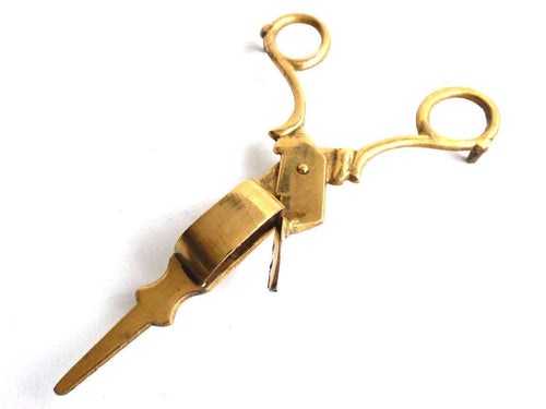 UpperDutch:Candle Snuffers,Candle Snuffer Scissor - Brass Candle Snuffer - Antique Candle Snuffer - Scissor.