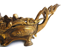 UpperDutch:Planter,Jardiniere, Jugendstil Antique Brass Jardiniere, Victorian style Planter, Art Nouveau.
