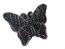 UpperDutch:Sewing Supplies,Applique, 1930s vintage embroidered butterfly applique. Vintage patch, sewing supply. Applique, Crazy quilt