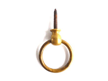 UpperDutch:Hooks and Hardware,Antique Solid Brass Drawer Pull, Drop Ring Drawer Handles.