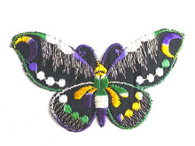 UpperDutch:Sewing Supplies,Butterfly applique, 1930s vintage embroidered applique. Vintage patch, sewing supply. Applique, Crazy quilt.