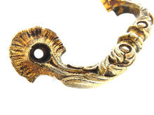 UpperDutch:Hooks and Hardware,Drawer pull, Large Antique Brass Cabinet Pull, Copper Door Handle, Hardware, Ormolu Drawer Handle.