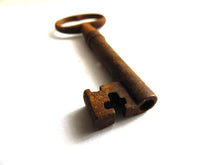 UpperDutch:Home and Decor,Skeleton Key - Authentic Beautiful antique key, skeleton key, rusty, rustic key.