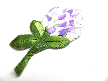 UpperDutch:Sewing Supplies,Flower applique, 1930s vintage embroidered applique. Vintage floral patch, sewing supply.