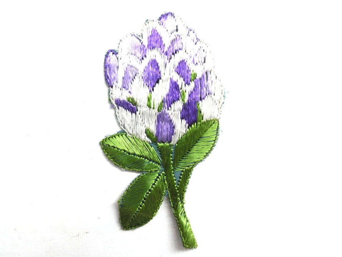 UpperDutch:Sewing Supplies,Flower applique, 1930s vintage embroidered applique. Vintage floral patch, sewing supply.