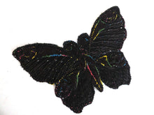 UpperDutch:Sewing Supplies,Butterfly Patch, 1930s vintage embroidered applique. Vintage patch, sewing supply. Applique, Crazy quilt.