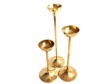 UpperDutch:Home and Decor,Tea Light Candle holders. Set of 3 Vintage Brass Tea Light Candle Holders. Home Decor.