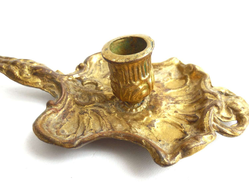 Candle Holder - Brass Candle Holder - Antique French Candlestick with –  UpperDutch