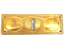 UpperDutch:Hooks and Hardware,1 (ONE) Escutcheon keyhole, keyhole plate, antique furniture escutcheon, antique hardware,keyhole plate.