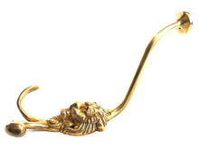 UpperDutch:Hooks and Hardware,Lion hook. Solid Brass Lion Head Wall hook, Coat hook. Decorative animal storage solution, coat hanger. Ornate wall fixtures.