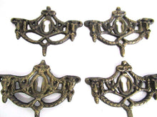 UpperDutch:Keyhole cover,1 (ONE) Antique Rams Head Keyhole cover, Antique brass escutcheon, keyhole frame, plate, goat, ram.
