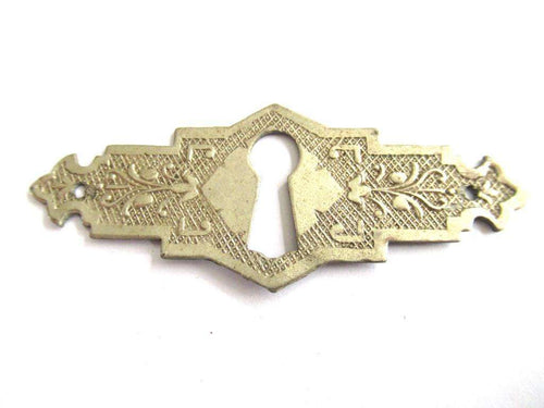 UpperDutch:Keyhole cover,1 (ONE) Keyhole cover, Vintage metal Escutcheon.