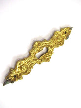 UpperDutch:,Antique brass Ornamental escutcheon, Keyhole Cover Frame Furniture applique Cabinet Hardware.