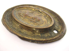 UpperDutch:Keyhole cover,Antique Brass Stamped, pressed Brass, Copper Ornament. Brass furniture applique.
