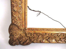 UpperDutch:Keyhole cover,Antique Gilded Wooden Frame.