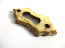 UpperDutch:Keyhole cover,Bone Keyhole cover, plate, bone escutcheon, keyhole frame.