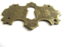 UpperDutch:Keyhole cover,Keyhole cover, Vintage Brass Escutcheon