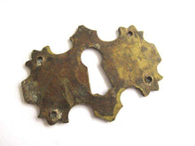 UpperDutch:Keyhole cover,Keyhole cover, Vintage Brass Escutcheon