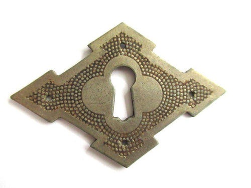 UpperDutch:Keyhole cover,Keyhole cover, Vintage metal Escutcheon