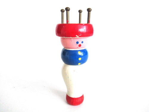 UpperDutch:Knitting doll,Vintage Wooden Knitting Doll, French Knitting, Bobbin Doll, Sewing supply, Knitting Nancy.