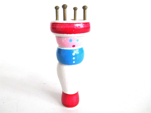 UpperDutch:Knitting doll,Vintage Wooden Knitting Doll, French Knitting, Bobbin Doll, Sewing supply, Knitting Nancy.