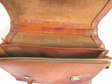 UpperDutch:leather bag,Vintage Distressed Leather Bag, Briefcase, School bag, Window Shop, Store Decor.