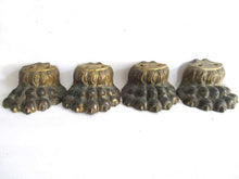 UpperDutch:Lion paw,1 (ONE) Early 1900's Brass Lion Paw, Solid Brass Claw or Foot, Antique Cabinet Hardware. Authentic furniture restoration supplies