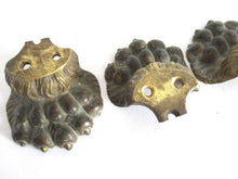 UpperDutch:Lion paw,1 (ONE) Early 1900's Brass Lion Paw, Solid Brass Claw or Foot, Antique Cabinet Hardware. Authentic furniture restoration supplies