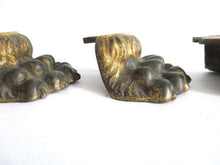 UpperDutch:Lion paw,1 (ONE) Early 1900's Brass Lion Paw, Solid Brass Claw or Foot, Antique Cabinet Hardware. Authentic furniture restoration supplies
