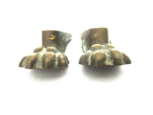 UpperDutch:Lion paw,Set 2 pcs Small Brass Lion Paws, Antique Solid Brass Claws / Feet.