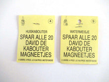 UpperDutch:Magnet,Set of 2 Gnome magnets, Brb, David the Gnome, Rien Poortvliet.