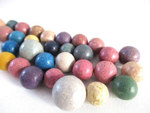 UpperDutch:Marbles,Set of 30 Antique Clay Marbles