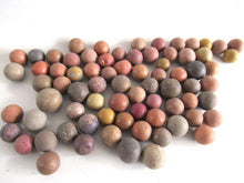 UpperDutch:Marbles,Set of 75 Antique Clay Marbles, old marbles.