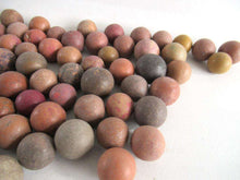 UpperDutch:Marbles,Set of 75 Antique Clay Marbles, old marbles.