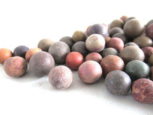 UpperDutch:Marbles,Set of 75 Antique Clay Marbles, old marbles.