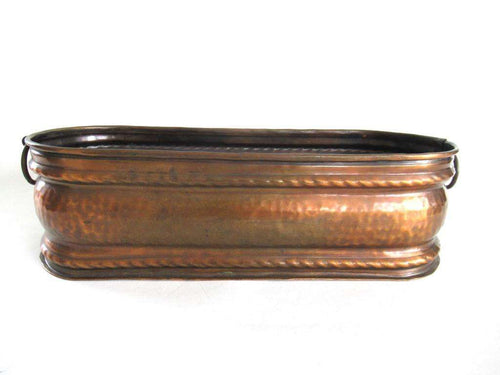 UpperDutch:Planter,Antique Copper Planter.