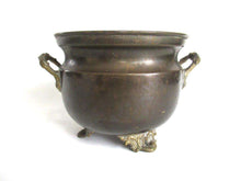 UpperDutch:Planter,Brass planter, Copper Pot, Antique Copper Planter, flower pot.