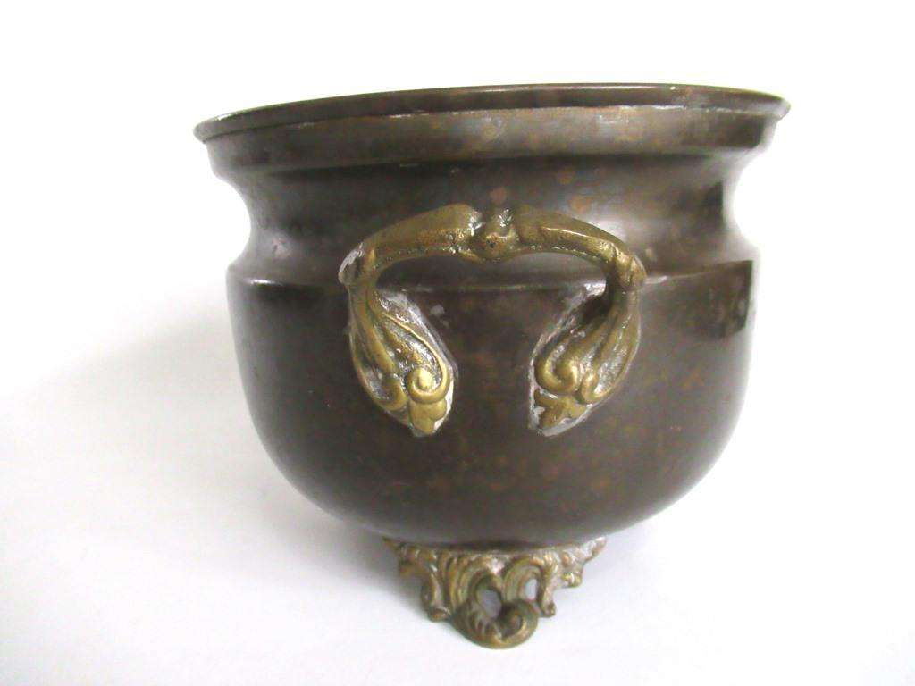 antique brass plant pot Brass planter, Copper Pot, Antique Copper Planter, flower pot. – UpperDutch