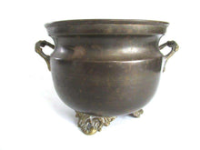 UpperDutch:Planter,Brass planter, Copper Pot, Antique Copper Planter, flower pot.