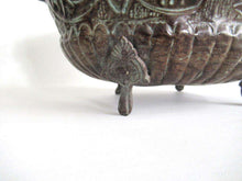 UpperDutch:Planter,Set of 2 Antique Copper Ornate planters, Copper Pot, flower pot.