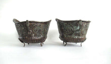 UpperDutch:Planter,Set of 2 Antique Copper Ornate planters, Copper Pot, flower pot.