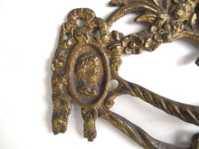 UpperDutch:,1 (ONE) Antique Drawer Handle. Ornamental Furniture Applique. Drawer embellishment. Authentic 19th century hardware.