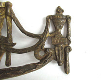 UpperDutch:,1 (ONE) Antique Solid brass Ornate Drawer Handle. Ornamental Furniture Applique. Empire embellishment. Restoration hardware